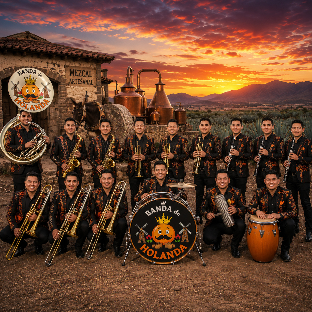 Banda de Holanda La Naranja cover